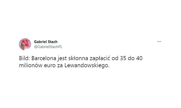 TYLE Barcelona JEST SKŁONNA zapłacić za Lewandowskiego!